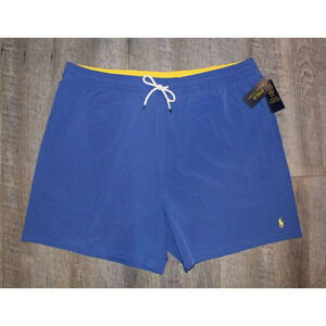 Polo Ralph Lauren Men's Traveler Swim Trunks Big & Tall Sz NWT‎ Royal Blue
